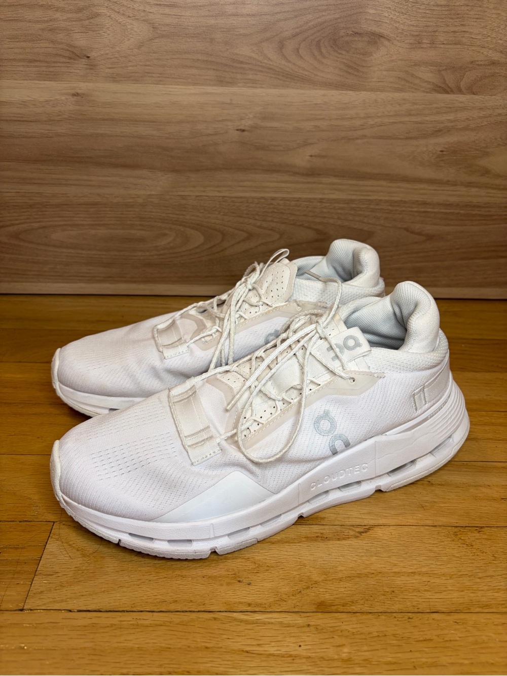 On Running Cloudnova 2 Women's Sneakers in White - Size 10